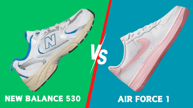 new balance 530 vs air force 1